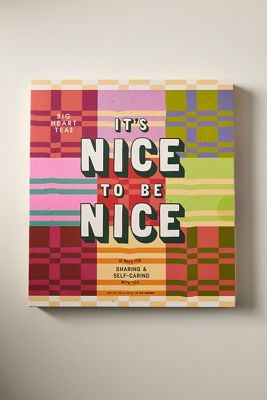 Big Heart Tea Co. It's Nice to Be Nice Tea Sampler, Set of 12