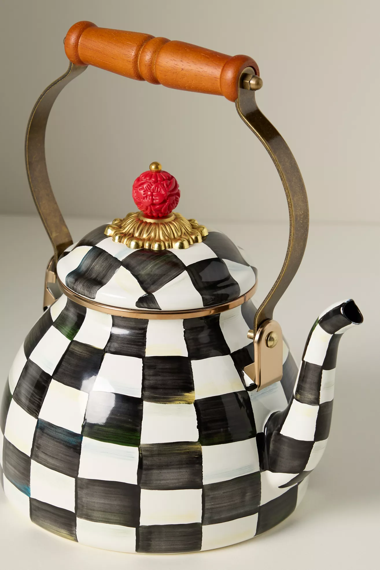 MacKenzie-Childs 2 Qt. Tea Kettle - thumbnail 2