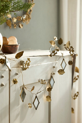 Terrain Golden Leaf + Mirror Garland