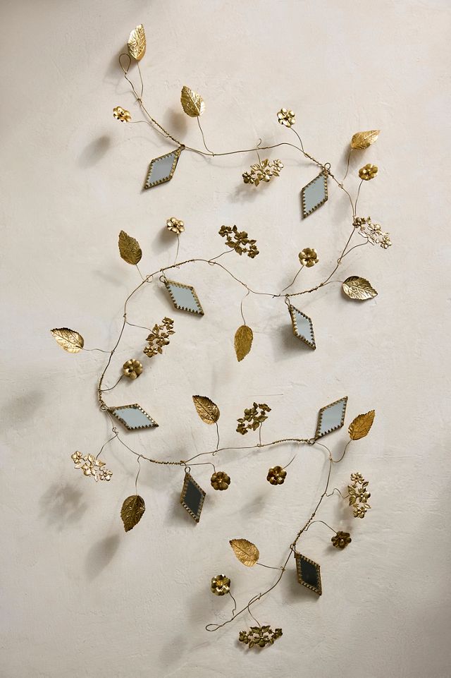 Golden Leaf + Mirror Garland #4