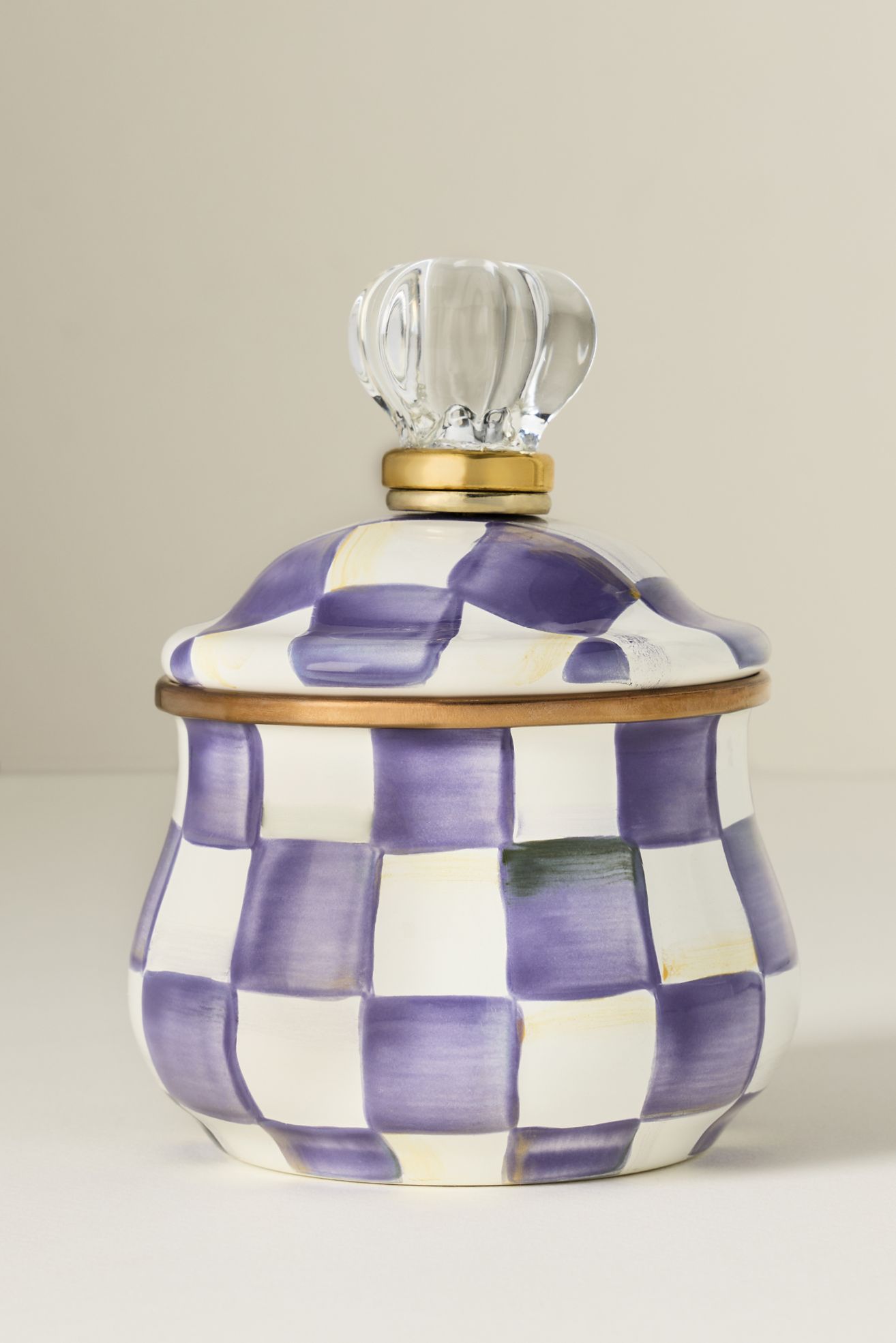MacKenzie-Childs Sugar Bowl - Violet, One Size