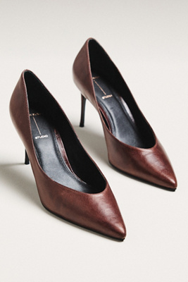 Black Suede Studio Sterling 80 Pumps In Brown