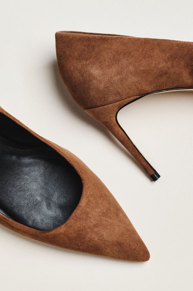 Black Suede Studio Amaya Pumps #2