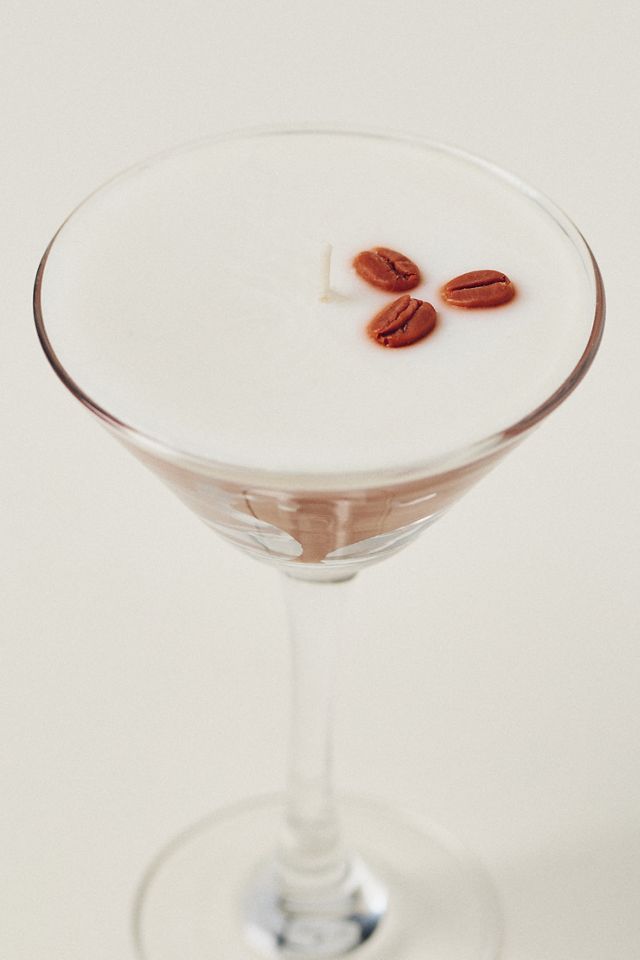 Espresso Martini Glass Candle #1