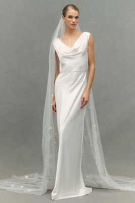 Watters Meadow Cathedral Veil In White