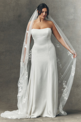 Watters Meadow Cathedral Veil In White