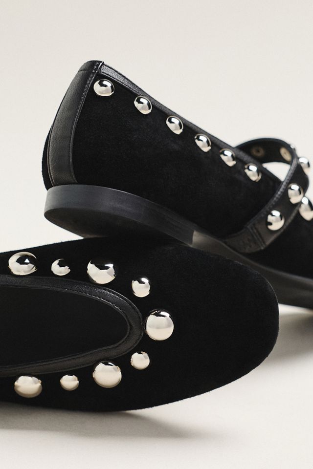 Bibi Lou Studded Mary Jane Ballet Flats #3
