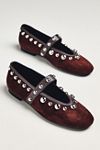 Bibi Lou Studded Mary Jane Ballet Flats