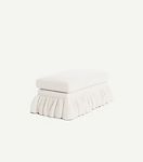 Bowen Ruffle Skirted Ottoman