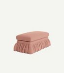 Bowen Ruffle Skirted Ottoman