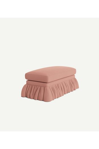 Bowen Ruffle Skirted Ottoman