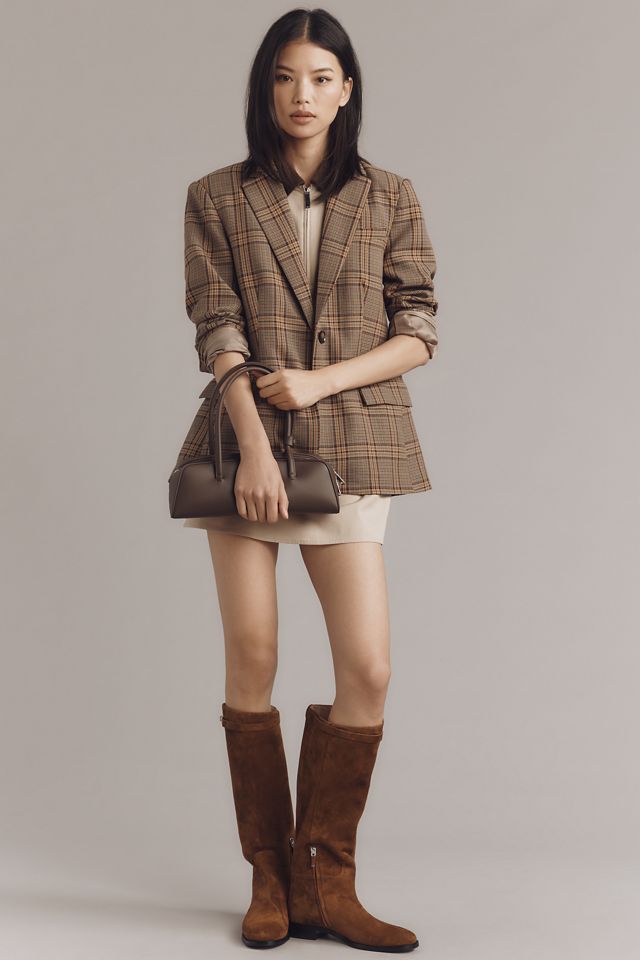 Lola Cruz Buckle Detail Riding Boots #1