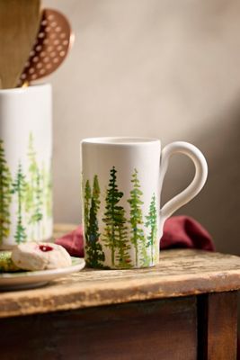 Holiday Forest Stoneware Mug