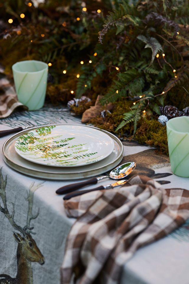 Holiday Forest Stoneware Cookie Platter #3