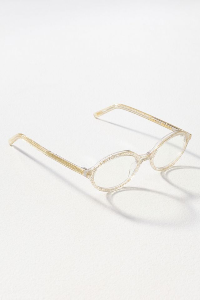 I-SEA Shimmery Oval Reader Glasses #1