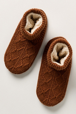 Bombas Gripper Bootie Slippers In Brown