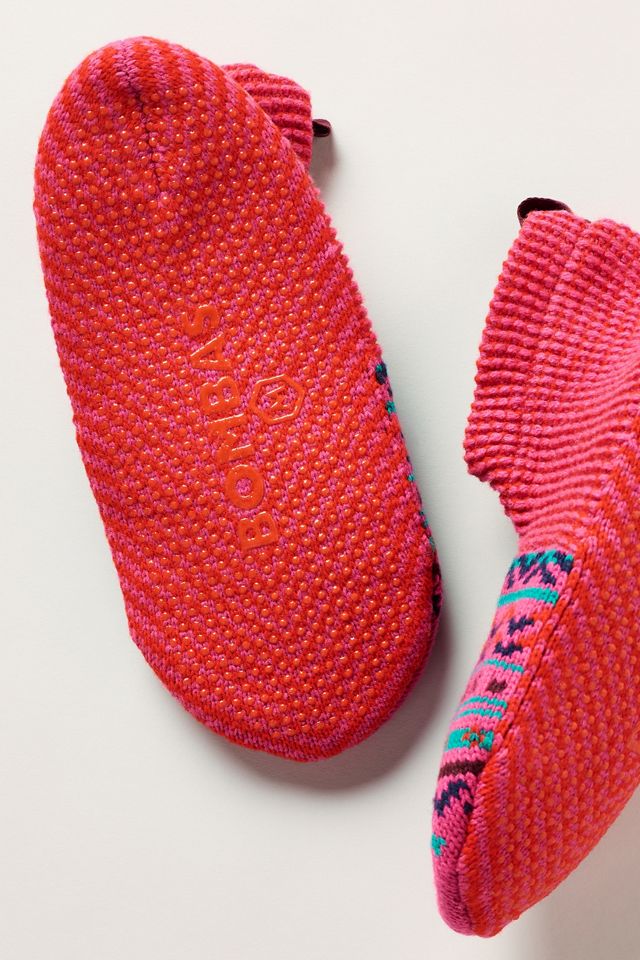 Bombas Retro Fair Isle Gripper Slippers #1