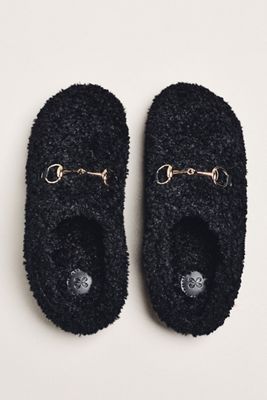 Maeve Sherpa Fleece Bit Scuff Slippers