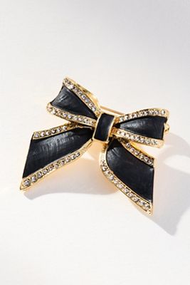 Spilla con Fiocco in Cristallo