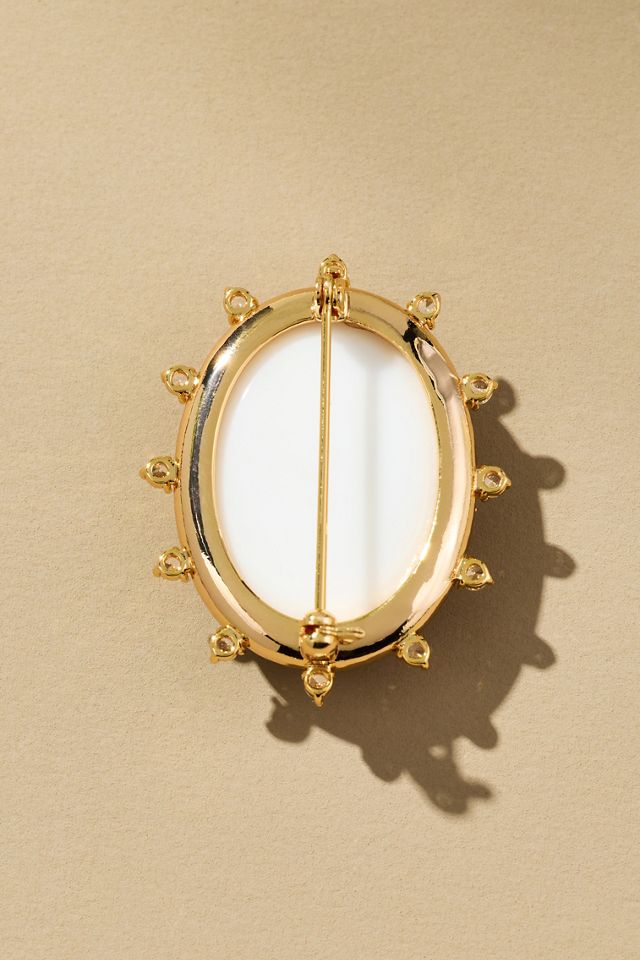 Glitz Portrait Brooch #1
