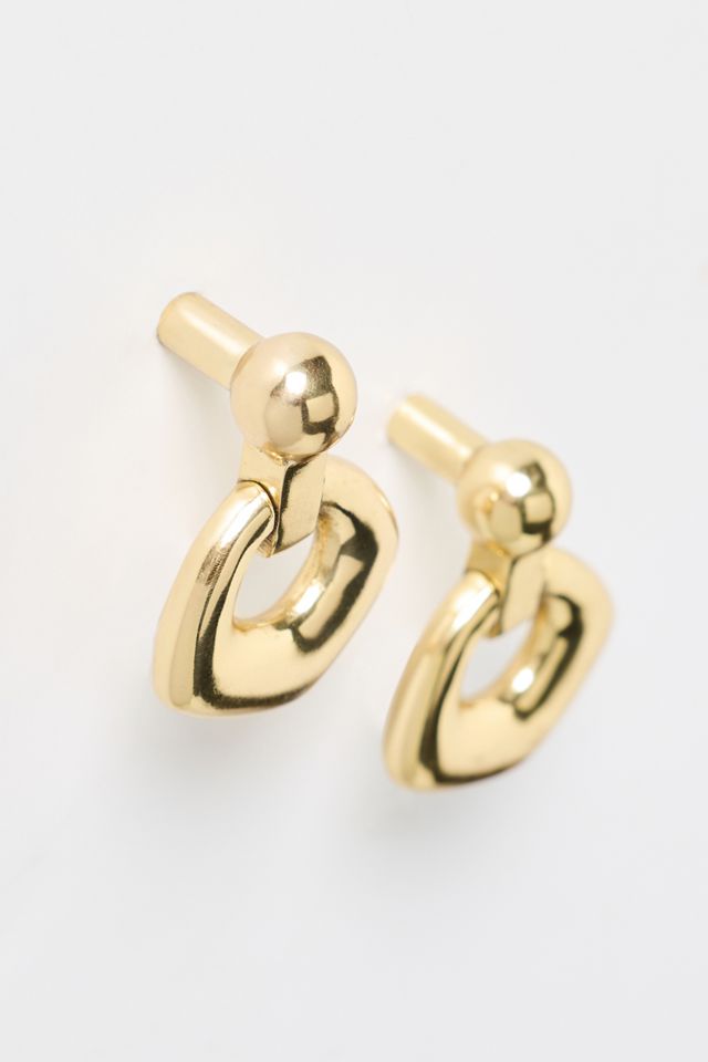 Loren Angular Brass Knobs, Set of 2 #2