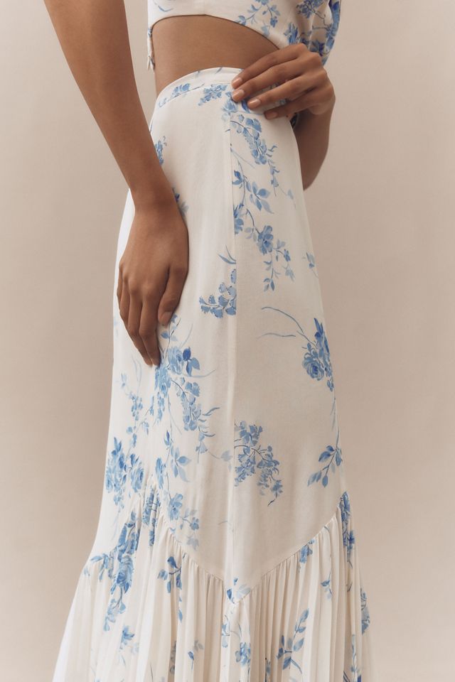 Reformation Van Crop Top & Midi Skirt Set #3