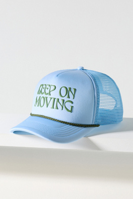 Daily Practice By Anthropologie Daily Practice Trucker Hat In Blue
