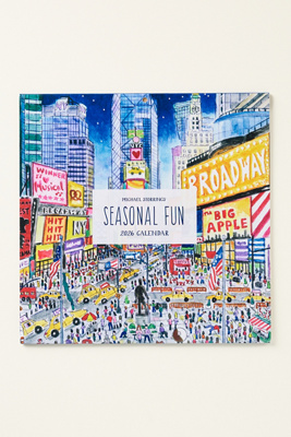 Anthropologie Michael Storrings Classic 2026 Wall Calendar In Multi