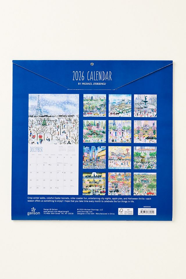 Michael Storrings Classic 2026 Wall Calendar #3