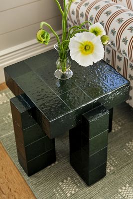 Mallorca Indoor and Outdoor Tile Side Table