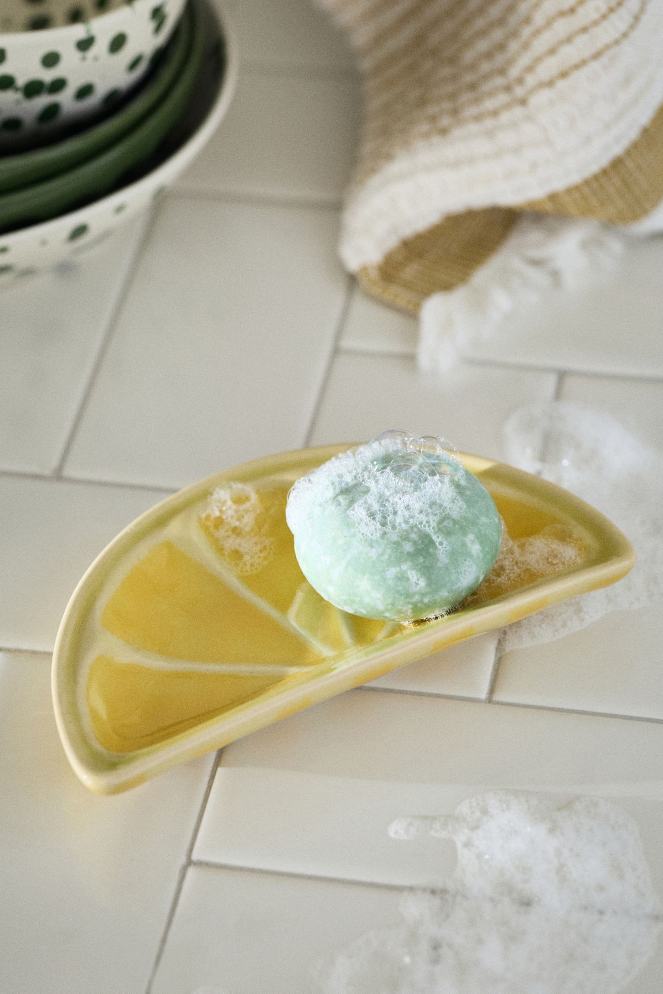 Meyer Ceramic Lemon Soap Dish - Yellow, One Size