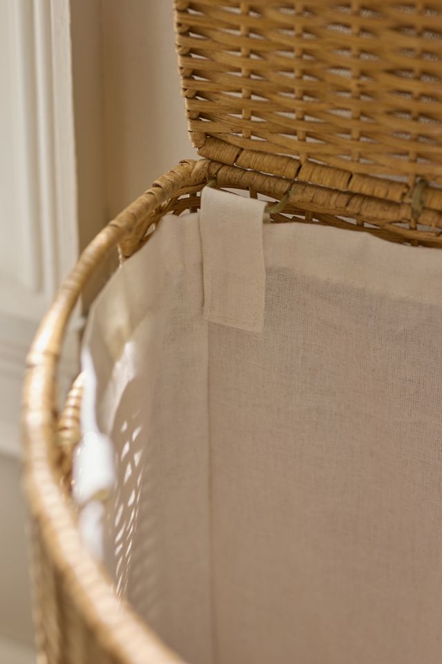 Wicker Half Moon Hamper #1