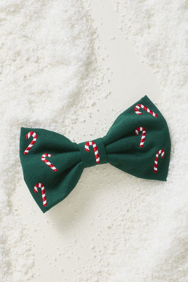 The Foggy Dog Embroidered Dog Bow Tie #1