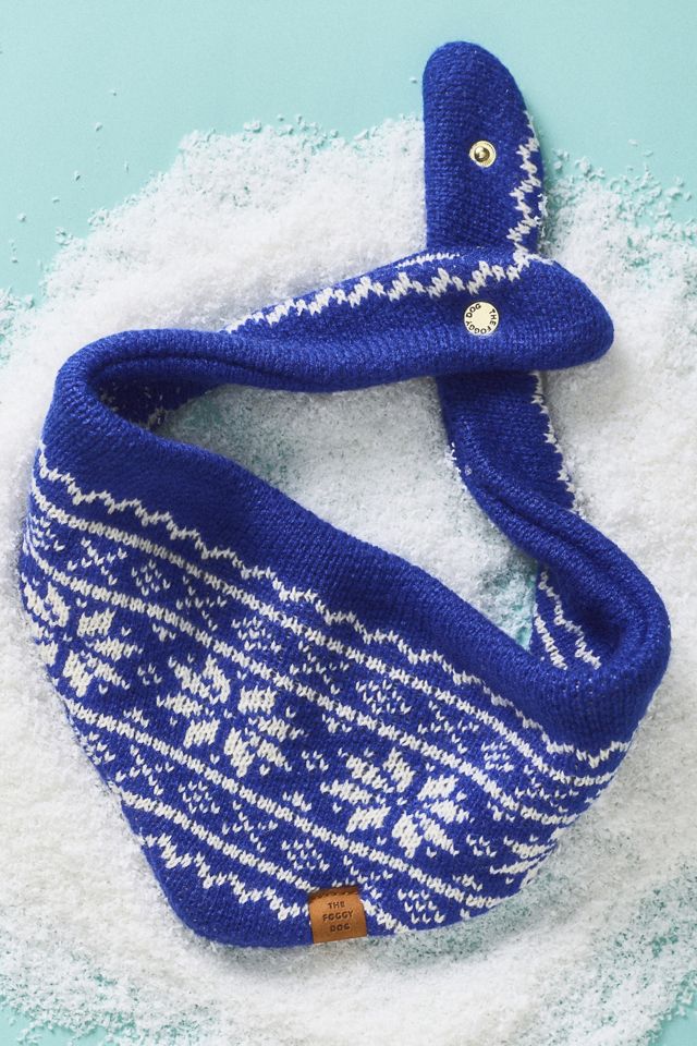 The Foggy Dog Knit Bandana #1