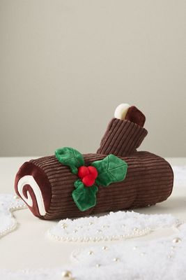 The Foggy Dog Yule Log Interactive Snuffle Dog Toy