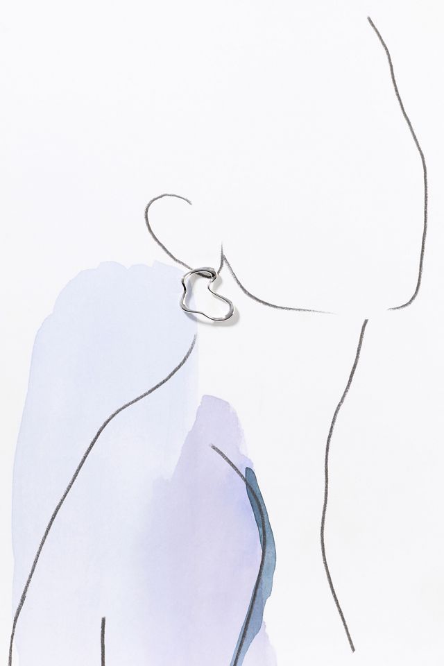 Squiggle Post Earrings #2