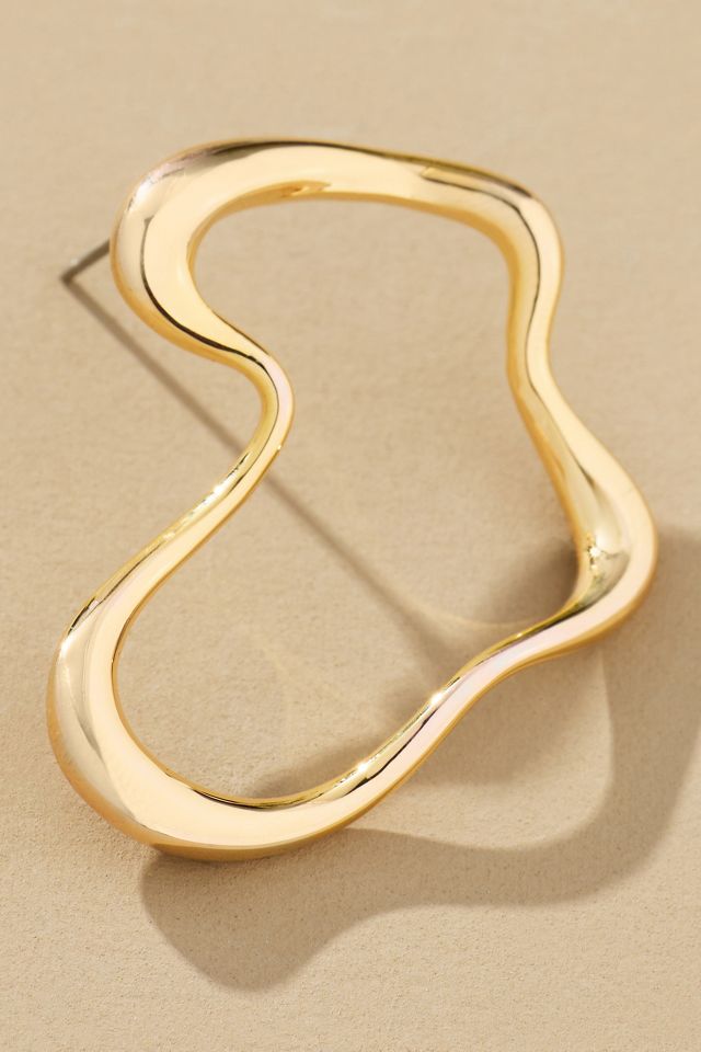 Squiggle Post Earrings #1