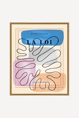La Loi Vintage French Poster Wall Art