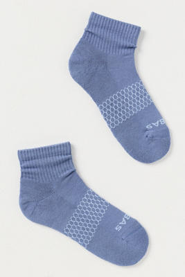 Bombas Solid Crew Socks In Blue