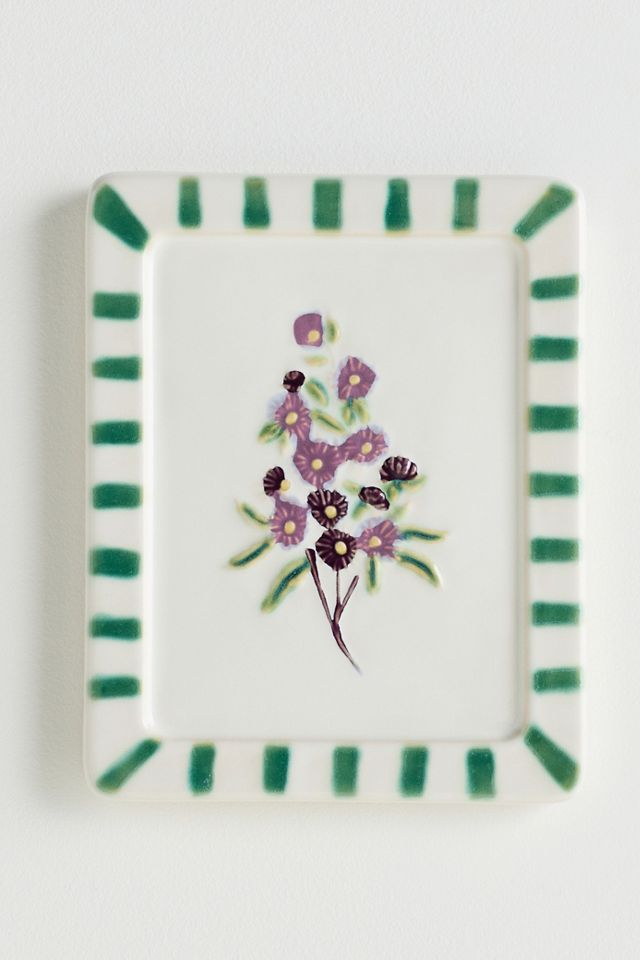 Ceramic Flower Gallery Wall Charm #1