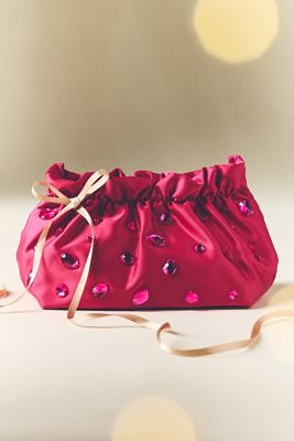 Embellished Cosmetic Bag