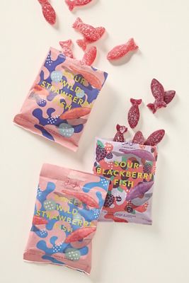BonBon Berry Mix Fish Candy, Set of 3