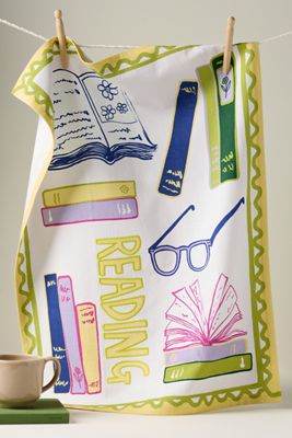 Amuse La Bouche Reading Dish Towel