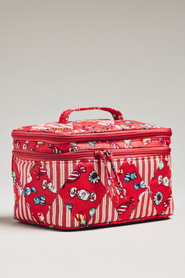 Vera Bradley X Anthropologie Brush-up Cosmetic Case In Red