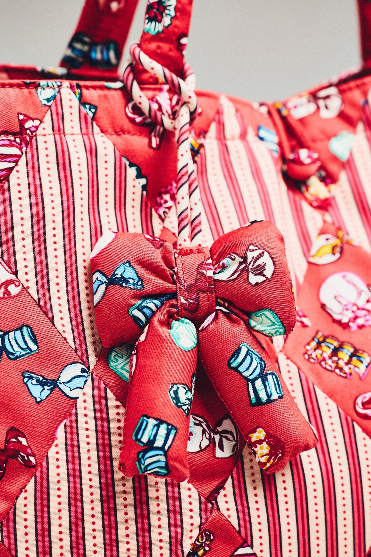Vera Bradley Plush Puffy Bow-Shaped Bag Charm