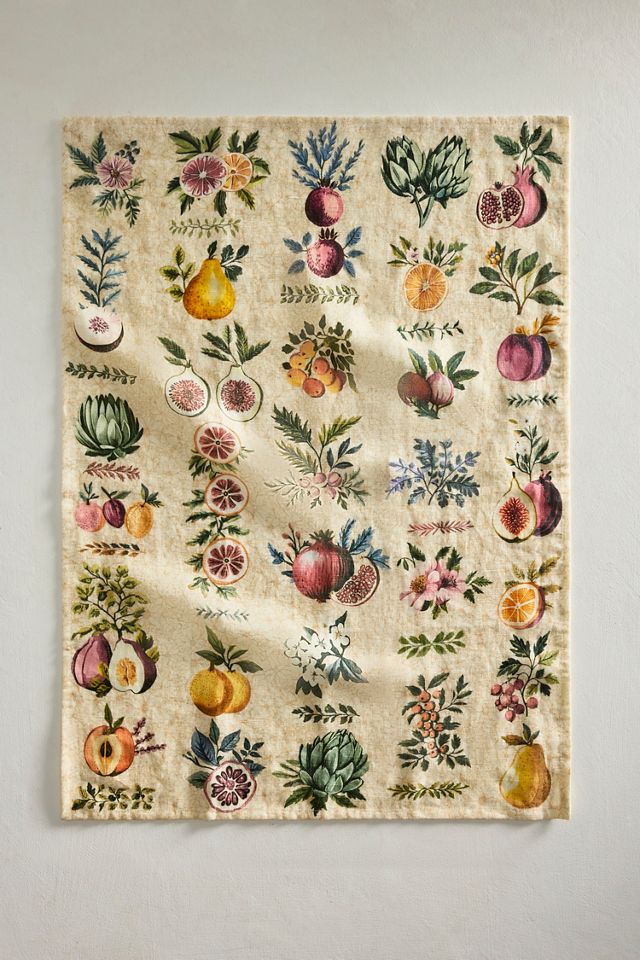 Autumn Bounty Linen Dish Towel #2