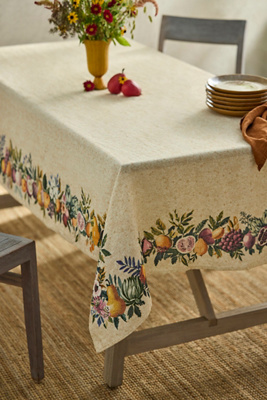Terrain Autumn Bounty Linen Tablecloth