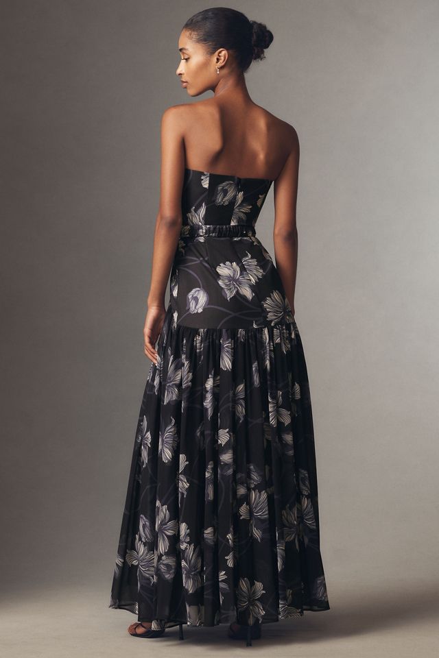 Hutch Carmel Strapless Belted Drop-Waist Maxi Dress #2