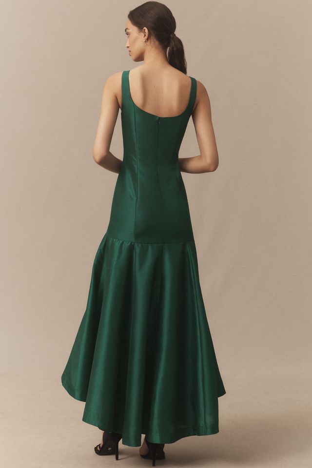 Hutch Alaia Sleeveless Scoop-Neck High-Low Midi Dress #1