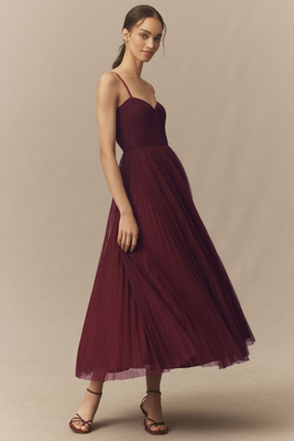 Hutch Virginia Sleeveless Sweetheart A-Line Maxi Dress